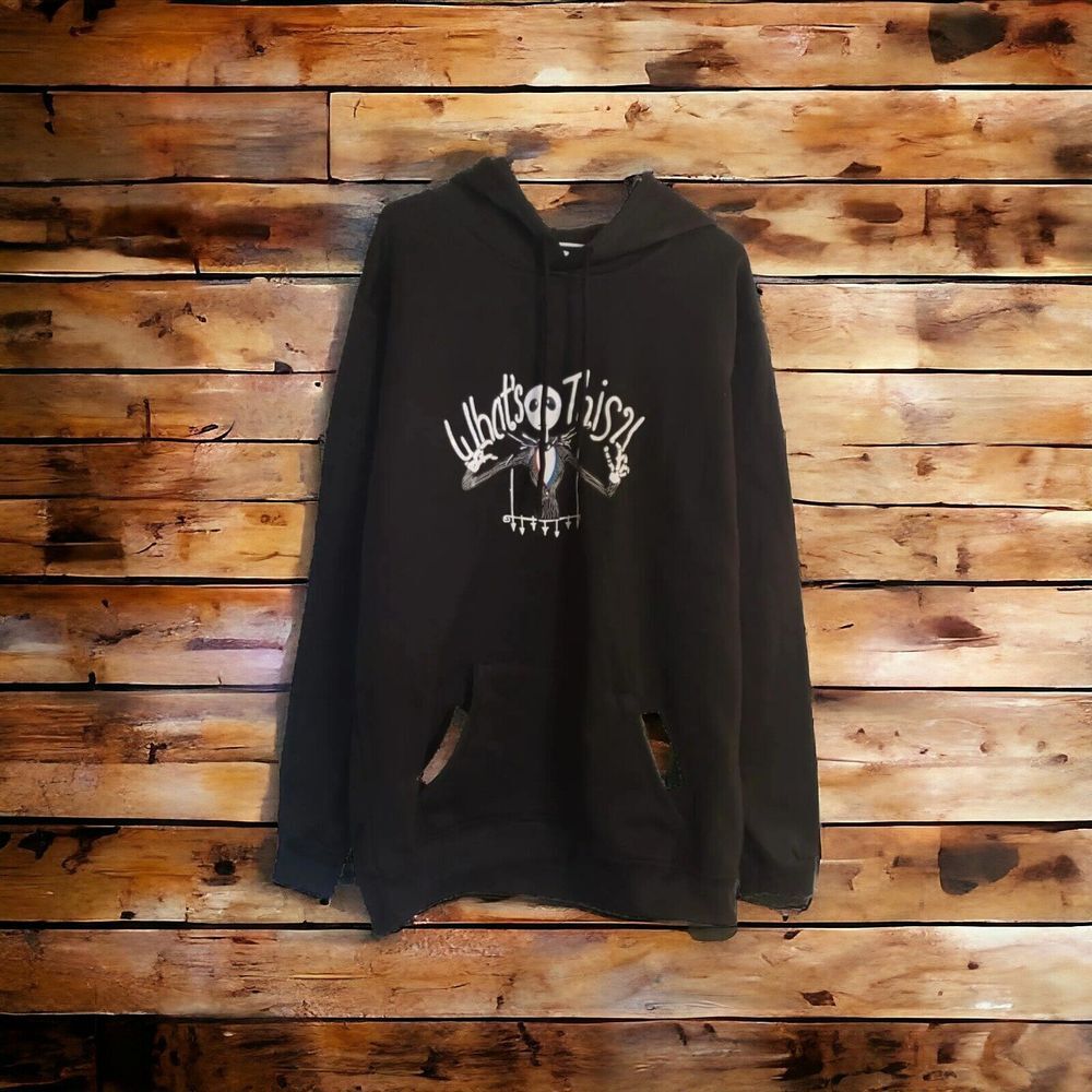 NIGHTMARE BEFORE CHRISTMAS HOODIE Xmas Tim Burton Jack Skellington